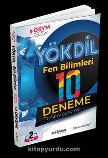 YÖKDİL Fen Bilimleri Tamamı Çözümlü 10 Deneme - Özkan Kırmızı