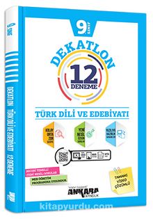 9. Sınıf Dekatlon Türk Dili ve Edebiyatı 12 Deneme 