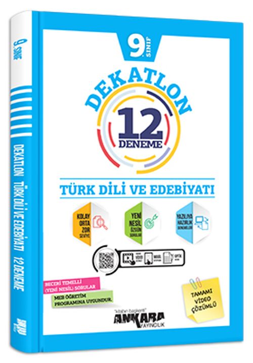 9. Sınıf Dekatlon Türk Dili ve Edebiyatı 12 Deneme 