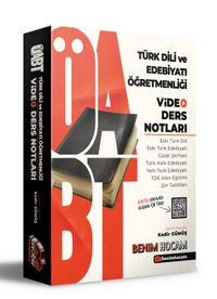 2021 ÖABT Türk Dili ve Edebiyatı Öğretmenliği Video Ders Notları 