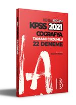 2021 KPSS Coğrafya Tamamı Çözümlü 22 Deneme 