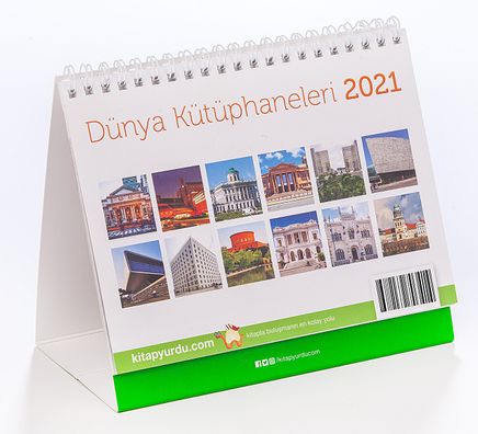 2021 Masa Takvimi (Dünya Kütüphaneleri)