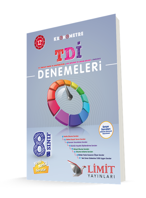 8. Sınıf Kronometre 12'li TDİ Denemeleri