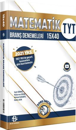 TYT Matematik 15x40 Branş Denemeleri