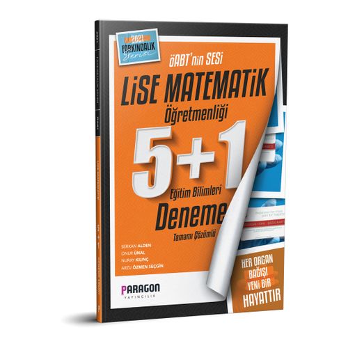 2021 ÖABT Farkındalık Serisi Çözümlü Lise Matematik 5 Deneme +1 Eğitim Bilimleri Denemesi