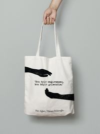 Timaş Bez Çanta (Sen Öyle Çağırmasan, Ben Böyle Gelmezdim - Nar Ağacı - Nazan Bekiroğlu)