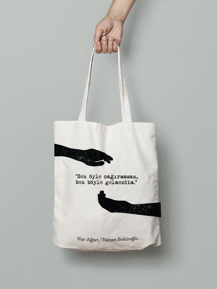 Timaş Bez Çanta (Sen Öyle Çağırmasan, Ben Böyle Gelmezdim - Nar Ağacı - Nazan Bekiroğlu)