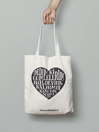 Timaş Bez Çanta (Dedim ki Cümlelerim Bile Devrik Kalbimin İçini Hiç Sorma - Nazan Bekiroğlu)