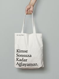Timaş Bez Çanta (Kimse Sonsuza Kadar Ağlayamaz - Bir Gece Vakti)