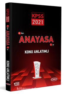 2021 KPSS Anayasa Konu Anlatımlı - Kolektif