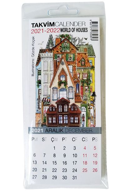 2021-2022 Takvim Dünya Evleri (3089)