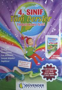 4. Sınıf Tüm Dersler Yıldızlı Konu Testi