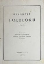 Mensucat Folkloru (1-E-55)