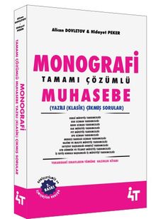 Monografi Tamamı Çözümlü Muhasebe Yazılı (Klasik) Çıkmış  Sorular
