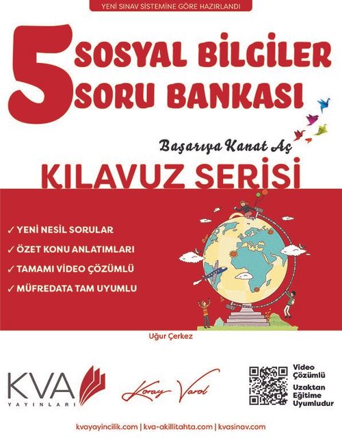 5. Sınıf Kılavuz Serisi Sosyal Bilgiler Soru Bankası