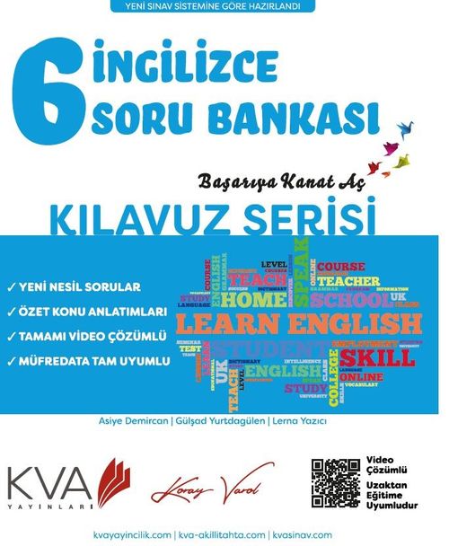 6. Sınıf Kılavuz Serisi İngilizce Soru Bankası