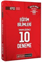 2021 KPSS Eğitim Bilimleri Tamamı Çözümlü 10 Deneme