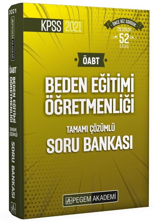 2021 ÖABT Beden Eğitimi Tamamı Çözümlü Soru Bankası