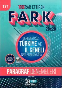 TYT Paragraf Fark 20x20 Tekrar Ettiren Denemeleri