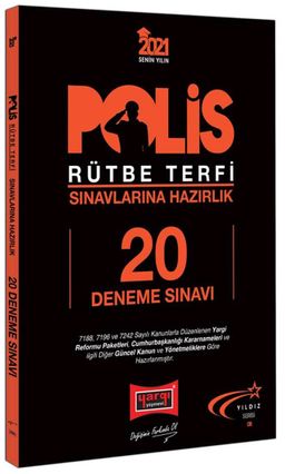 2021 Polis Rütbe Terfi Sınavlarına Hazırlık 20 Deneme Sınavı