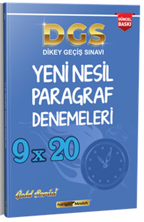 2021 DGS 9x20 Yeni Nesil Paragraf Denemeleri