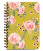 Green Floral Undated Planner