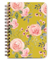 Green Floral Undated Planner