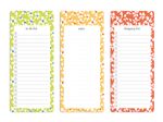 Papatya 3'lü Bloknot Seti (To-Do List, Shopping List - Notes)
