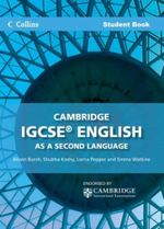 Cambridge IGCSE English as a Second Language Student Book with Cd-rom
