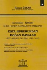 Eşya Hukukundan Doğan Davalar Seri 4