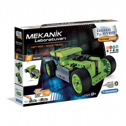 Clementoni Mekanik Laboratuvarı Hot Rod ve Race Truck (64959)