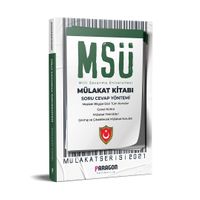 2021 MSÜ-Milli Savunma Üniversitesi Çıkmış Sorularla Mülakat Kitabı