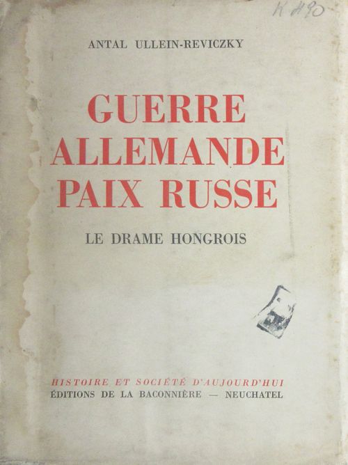 Guerre Allemande Paix Russe (4-D-3)