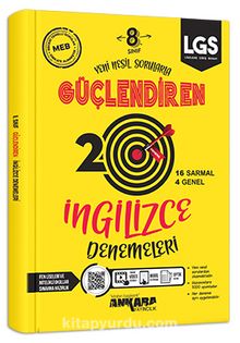 8. Sınıf Güçlendiren İngilizce 20 Deneme - Yusuf Delier