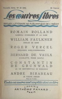 Les Euvres Libres (4-D-36)