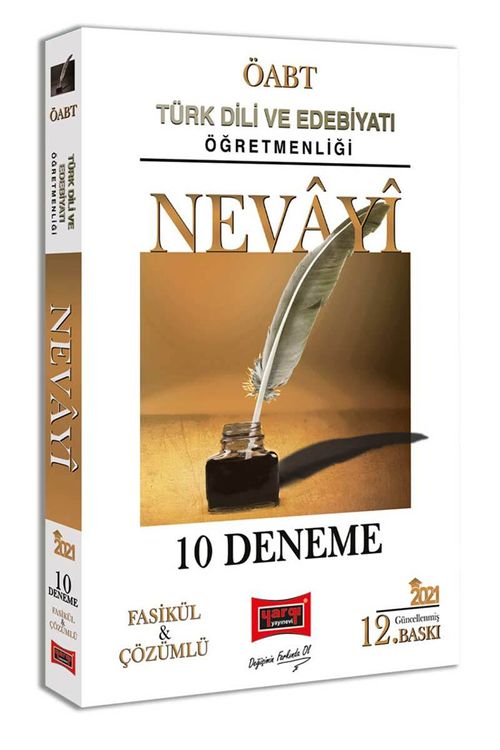 2021 ÖABT NEVAYİ Türk Dili ve Edebiyatı Öğretmenliği Çözümlü 10 Fasikül Deneme 