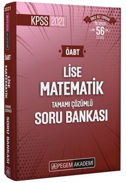 2021 KPSS ÖABT Lise Matematik Tamamı Çözümlü Soru Bankası