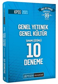 2021 KPSS Genel Yetenek Genel Kültür Tamamı Çözümlü 10 Deneme