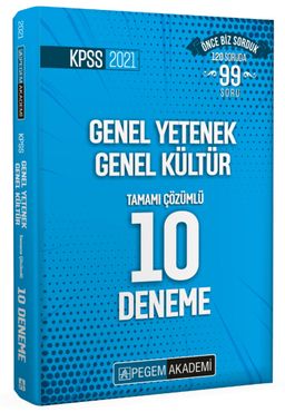2021 KPSS Genel Yetenek Genel Kültür Tamamı Çözümlü 10 Deneme
