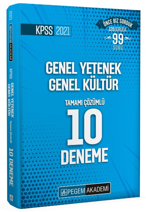 2021 KPSS Genel Yetenek Genel Kültür Tamamı Çözümlü 10 Deneme