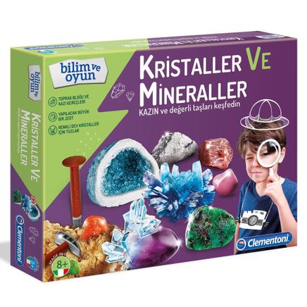 Clementoni Bilim Seti Kristaller ve Mineraller (64964)