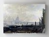 Full Frame Rulo Kanvas - Charles-François Daubigny - St Paul's from the Surrey Side (FF-KT025)