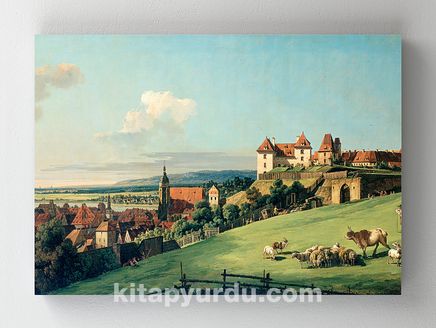 Full Frame Rulo Kanvas - Bernardo Bellotto - View of Pirna from the Sonnenstein Castle (FF-KT018)
