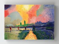 Full Frame Rulo Kanvas - André Derain - Charing Cross Bridge (FF-KT014)