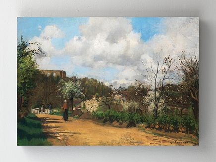 Full Frame Rulo Kanvas - Camille Pissarro - View from Louveciennes	(FF-KT013)