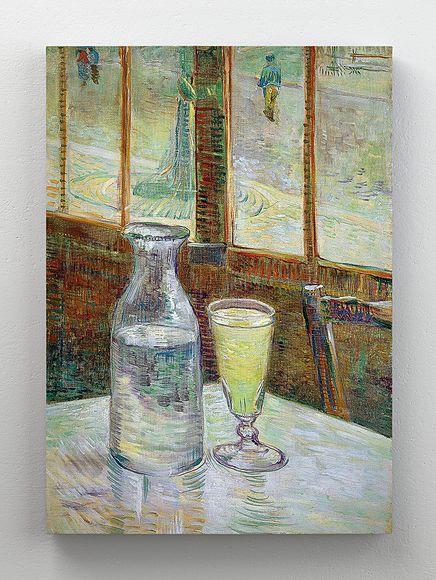 Full Frame Rulo Kanvas - Vincent Van Gogh - Wine And Absinthe (FF-KT011)