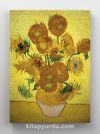 Full Frame Rulo Kanvas - Vincent Van Gogh - Sunflowers (FF-KT007)