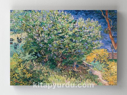 Full Frame Rulo Kanvas - Vincent van Gogh - Lilac Bush (FF-KT005)