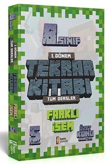 2021 8. Sınıf Tüm Dersler 1. Dönem Tekrar Kitabı 