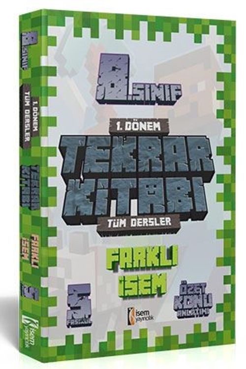 2021 8. Sınıf Tüm Dersler 1. Dönem Tekrar Kitabı 
